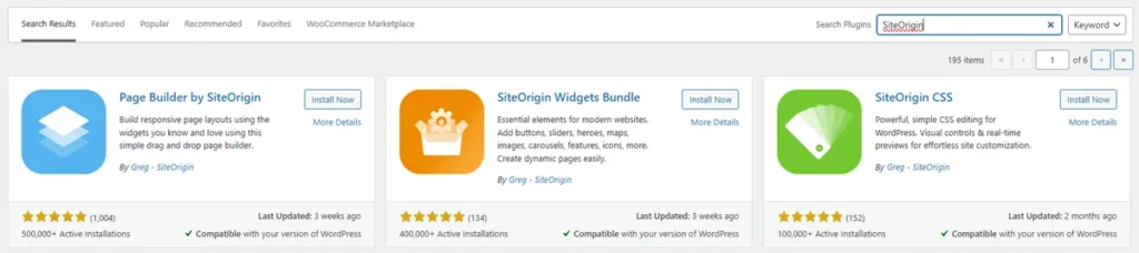 Създаване на уеб сайт в лесни стъпки, Стъпки за създаване на сайт с SiteOrigin